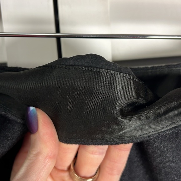 Banana Republic Wool Blend Zipper Lined Pencil Skirt Size 12 Black - Picture 4 of 8